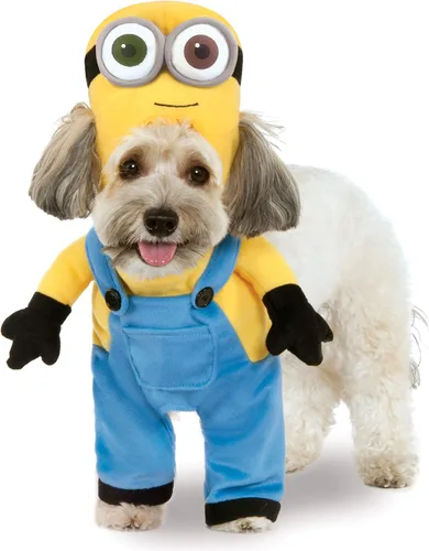Vista 8 de Rubies - Disfraz de Minion Bob para mascotas para perros o gatos, talla XS