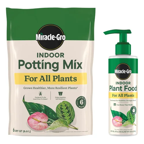Vista 10 de Miracle-Gro Alimento para plantas de interior, fertilizante para plantas, 8 onzas (paquete de 6) Alimento líquido para plantas