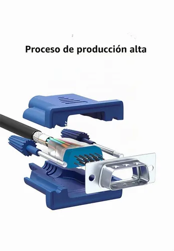 Vista 4 de EKYLIN Cable VGA, Cable de extensión de video macho a macho de 1.5m/5 pies para computadora PC a monitor, proyector con puerto de enchufe