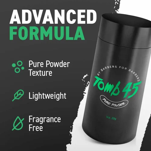 Vista 5 de Tomb45 Polvo puro para peinar el cabello, texturizar y dar volumen en polvo con acabado mate natural