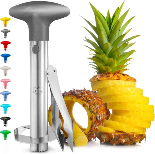 Vista 27 de Zulay Kitchen Herramienta Premium para Descorazonar Manzanas - Hojas Ultra Afiladas de Acero Inoxidable y Serradas para Descorazonar Fácilmente