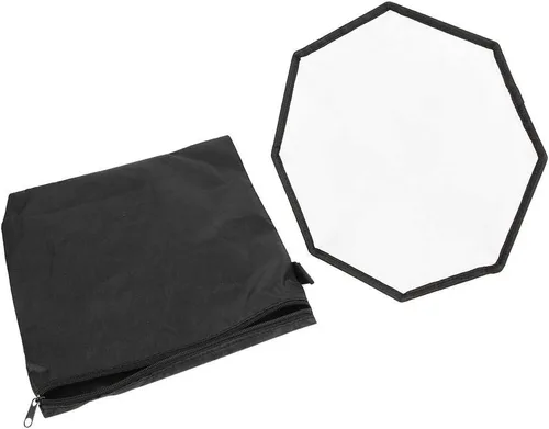 Vista 7 de Flash Softbox, 11.8x11.8 in plegable Speedlight Softbox difusor cubierta universal para para cámara réflex digital