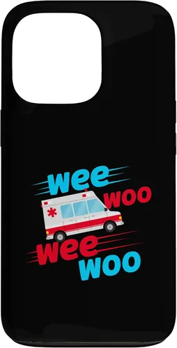Vista 10 de Funda EMT para iPhone 13 Pro Max Wee Woo Wee Woo Ambulancia Técnico Paramédico
