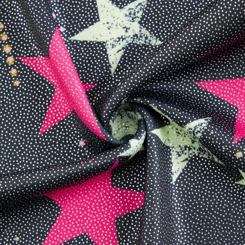Vista 5 de Idgreatim Leotardos de gimnasia para niñas brillantes con pantalones cortos, traje deportivo para niños de 2 a 10 años