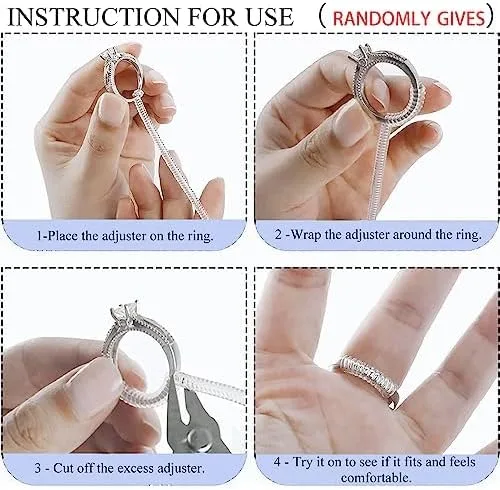 Vista 5 de Sapphire Rings for Women Noble 925 Sterling Silver Plated Gold Rings for Women Birthday Valentine Gifts