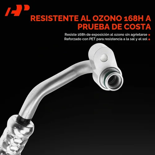 Vista 3 de A-Premium - Conjunto de manguera de línea de descarga A/C compatible con Mazda