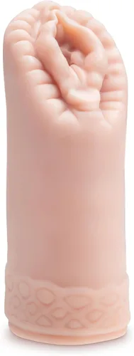 Vista 9 de Blush Natural M - Masturbador sexy para hombres de 5.5 pulgadas, manga con textura vaginal anal y acanalada realista con cuentas, bolsillo de mamada