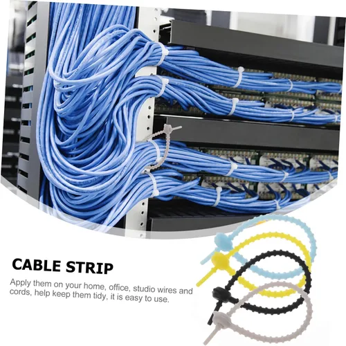 Vista 7 de 20Pcs Reusable Silicone Cord Wraps Cute Data Cable Organizer for Desktop Mixed Styles for Charging Cords Headphones and USB Cables Tidy Up Your Space