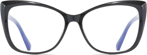 Vista 10 de Lentes de lectura de gran tamaño con diseño de ojo de gato para mujer, ligeros y grandes, lentes de moda para hombres, Paquete de 2 (negro+tortuga)