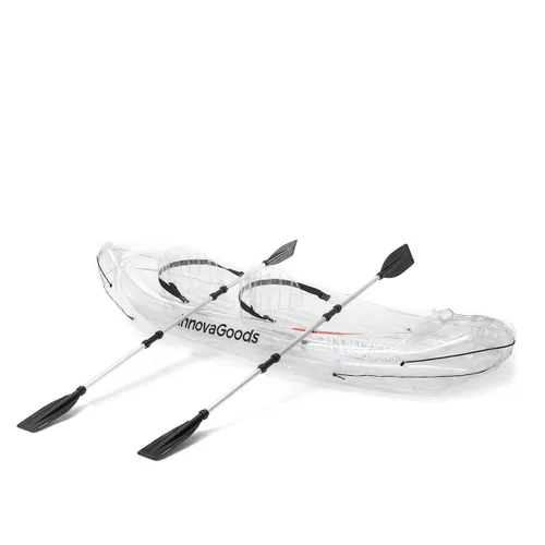 Vista 21 de Kayak Hinchable Transparente con Accesorios Paros InnovaGoods 312 cm 2 plazas