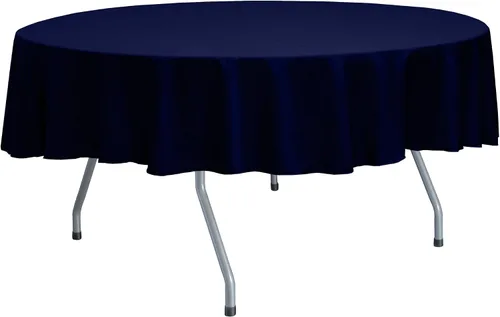 Vista 15 de Ultimate Textile Mantel redondo reversible Shantung Satin Majestic de 84 pulgadas, color rosa hielo
