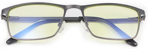 Vista 10 de Lentes de bloqueo de luz azul UV400 antifatiga ocular para computadora para juegos de computadora, bloqueador de pantalla de luz azul, gafas
