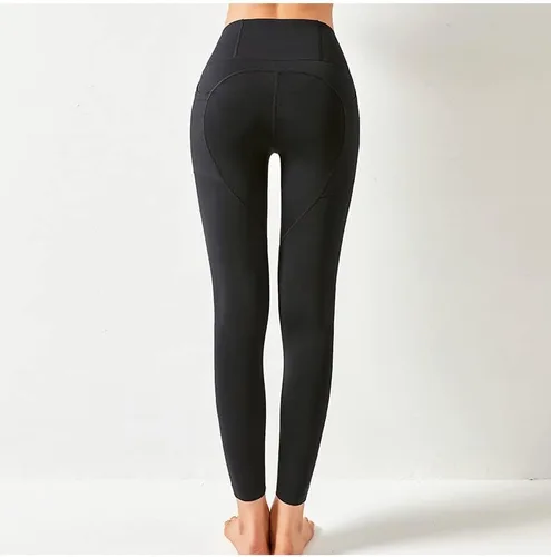 Vista 4 de Leggings suaves y elásticos de cintura alta con bolsillo lateral