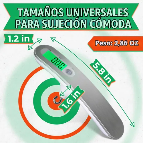 Vista 2 de Báscula digital de arco para peso de dibujo, 110 libras/50kg, báscula de peso de arco recurvo/compuesto de mano con pantalla LCD, 6