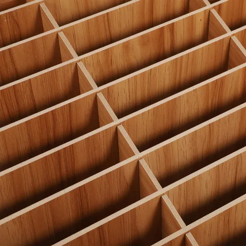 Vista 9 de Ciieeo Organizador de escritorio de madera, caja de almacenamiento para teléfono, 30 rejillas, compartimento para el aula, organizador de escritorio