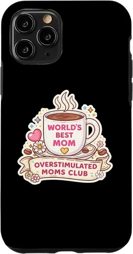 Vista 29 de Overstimulated Moms Club Funny Mother's Day Mama Mum Momma Case for iPhone 17