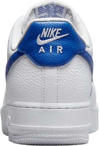 Vista 4 de Nike Air Force 1 '07 LO BlancoGame Royal-White (DM2845 100) para hombre, BlancoJuego Royal-blanco