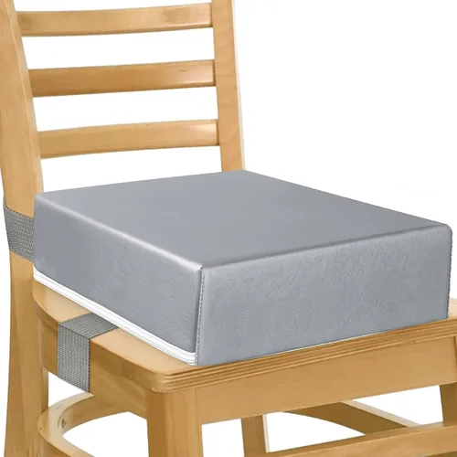 Vista 9 de Asiento elevador para niños pequeños para silla de cocina, mesa de comedor, lavable, grueso, resistente, silla elevadora portátil para niños
