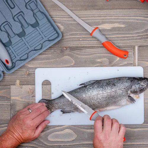 Vista 7 de Wild Fish - Juego de filetes de pescado de 6 piezas, juego multiusos ideal para limpiar peces y muchas otras tareas de cocina