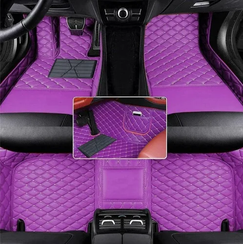 Vista 20 de Tapetes de suelo de automóvil compatibles con el 99 % de los sedán, SUV, deportivos, cobertura completa, compatible con hombres y mujeres, Negro