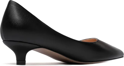 Vista 5 de WAYDERNS Zapatos de tacón bajo con punta mate para mujer, 1.5 pulgadas
