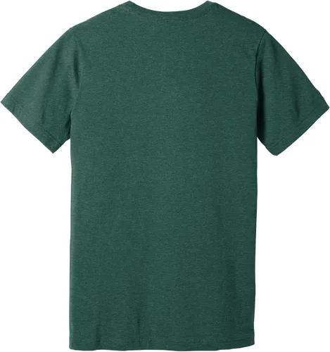 Vista 5 de Bella + Canvas - Camiseta unisex para adultos CVC, Verde (Heather Green), Grande
