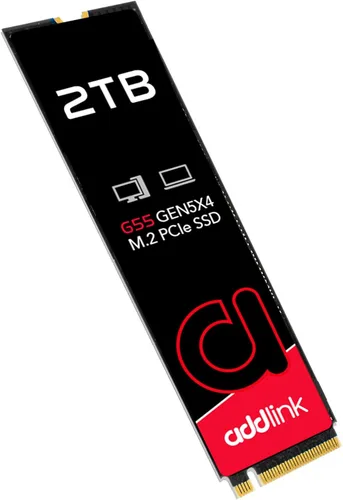 Vista 17 de Addlink G55 1TB PCIe 5.0 Gen5 NVMe M.2 SSD - Hasta 10,200 MB/s - Actualización de juegos de PC, fotografía, edición y diseño de video - Unidad