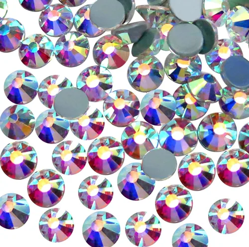 Vista 45 de Jollin Hot Fix - Diamantes de imitación de cristal con parte trasera plana, gemas de diamantes de imitación de 0.079 pulgadas