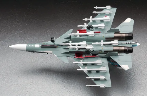 Vista 7 de Hasegawa 1:72 Escala SU-33 Flanker D Modelo Kit