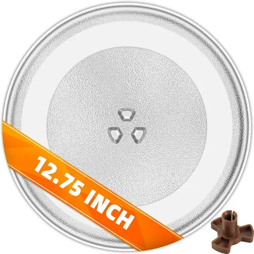 Vista 12 de Reemplazo de platos giratorios de microondas de 10 pulgadas, placa de vidrio para microondas compatible con Whirlpool, la pieza de repuesto exacta