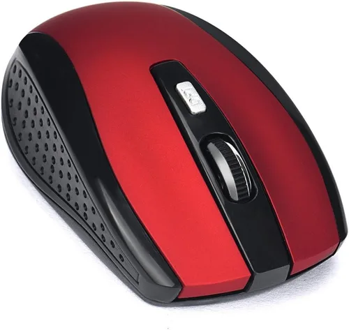 Vista 4 de Mouse inalámbrico, mouse para juegos de 2.4 G con receptor USB, mouse inalámbrico para laptop, PC, computadora de escritorio, portátil, artículos