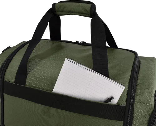 Vista 7 de Ultimate Gym Bag 2.0 La bolsa de lona duradera diseñada por Crowdsource con 10 compartimentos óptimos que incluyen bolsa resistente al agua