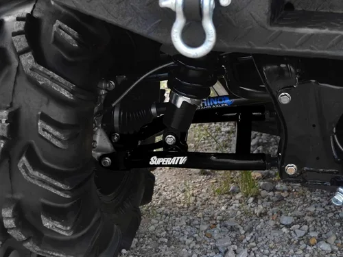 Vista 3 de SuperATV Brazos A traseros inferiores de alta holgura para Can-Am Defender/Max (2016-2019) - Negro