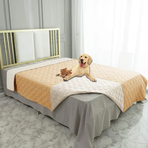 Vista 116 de Ameritex Manta Impermeable Reversible Cubierta para Cama de Perro Manta para Mascotas para Muebles Cama Sofá Sillón