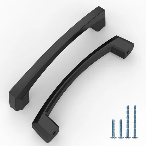 Vista 19 de Paquete de 10 manijas de gabinete de cocina de 3 pulgadas (76mm) color latón envejecido, accesorios para cajones de gabinete de cocina, tiradores