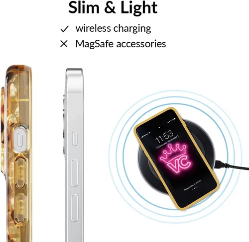 Vista 6 de VELVET CAVIAR Funda para iPhone 14, probada en caídas de 10 pies, concha de tortuga
