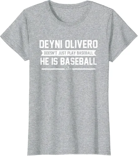 Vista 7 de Camiseta de equipo para fanáticos del béisbol He is Baseball Deyni Olivero Prospect