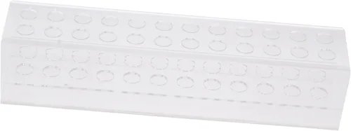 Vista 9 de Acrylic 24-Hole Makeup Pen Holder Storage Rack Cosmetic Display Case for Artists Detachable Organizer for Pens and Tools