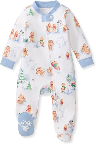 Vista 36 de Burt's Bees Baby Pijama con pies de algodón orgánico para niños Basketball Court