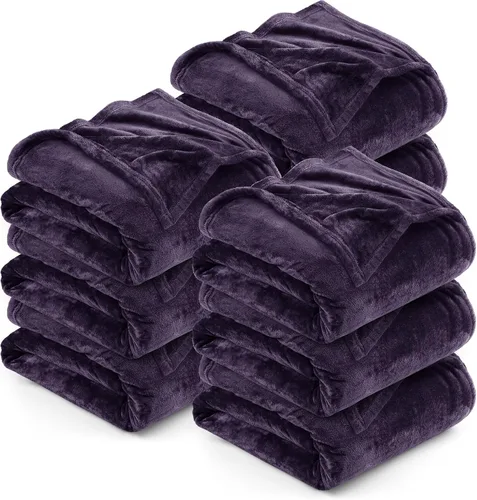 Vista 110 de Utopia Bedding - Manta de vellón de lujo, mullida, antiestática; manta de suave microfibra de 8.8 oz/yd² (300 g/m²) para sofá y cama; tamaño Gris