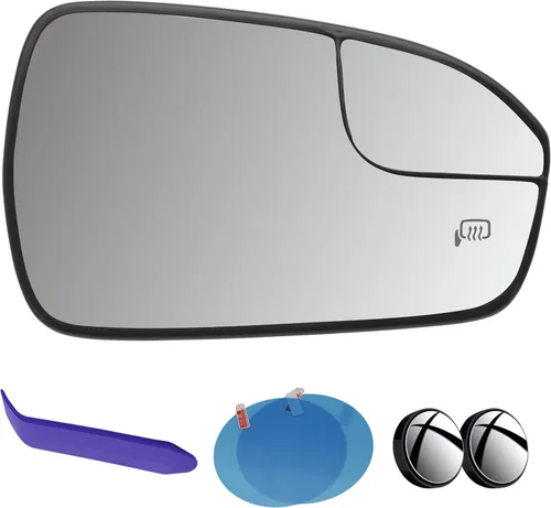 Vista 6 de EAP Espejo lateral del conductor compatible con Ford Fusion 2013-2021, calentado sin atenuación automática DS7Z17K707E DS7Z17K707F KS7Z17K707B