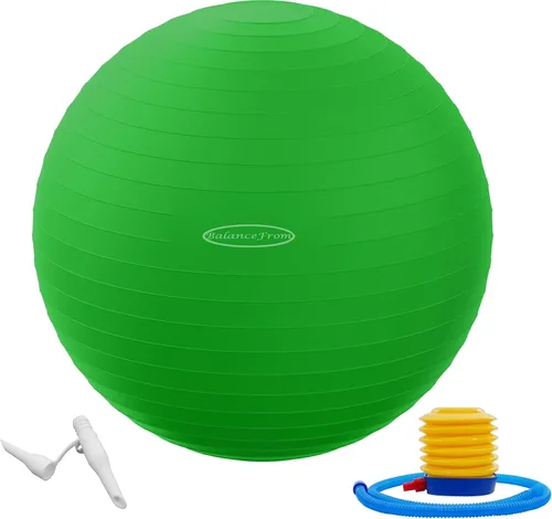 Vista 12 de Fitvids Pelota de ejercicio antiestallido y antideslizante, pelota de yoga, bola de fitness, bola de parto con bomba rápida