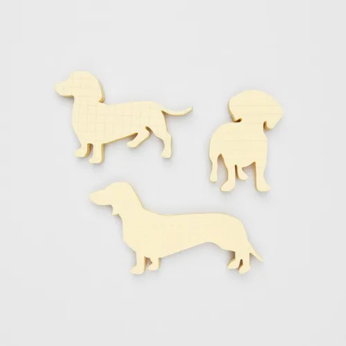 Vista 2 de Good Design Dog Sticky Note - Papelería de perro salchicha - Bloc de notas para perros Weiner - Regalos de perro salchicha - Notas adhesivas