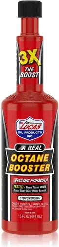Vista 2 de Lucas Oil 10026 12 piezas/caja 15 oz. Botella Octane Booster líquido de tratamiento de combustible