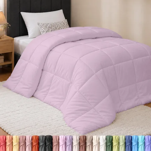 Vista 32 de Utopia Bedding - Juego de edredones de plumón con inserción de edredón acolchado con esquinas y pestañas, edredones alternativos cosidos en caja
