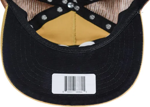 Vista 7 de Sendero Provisions SPCH121F26B00 Provisions Daggum Retro Pop-Up Sombrero de malla Snapback (Sólo sombrero) Amarillo, Talla única, Amarillo