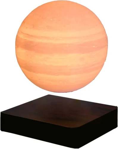 Vista 15 de Luz nocturna de luna magnética flotante planeta lámpara interior impresión 3D LED cabecera enfermería regalo creativo lámpara de mesa
