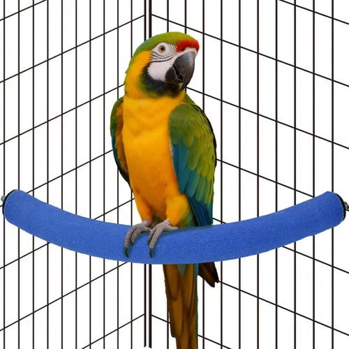 Vista 23 de Rypet Percha para Loros de Superficie Rugosa - Perchas de Arena de Cuarzo para Jaula de Pájaros para Pequeños Periquitos, Cacatúas, Conures