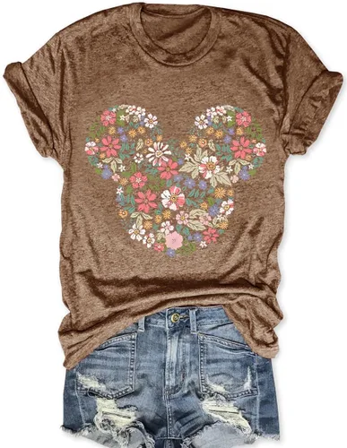 Vista 9 de Magic Kingdom Castle - Camisa de manga corta para mujer, estilo bohemio