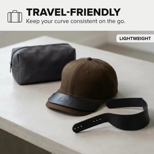 Vista 8 de Lids Doblador de Ala de Sombrero – Curvador de Ala de Gorra de Béisbol y Herramienta de Moldeado, 9 Opciones de Curva con Encaje, Ajuste Universal